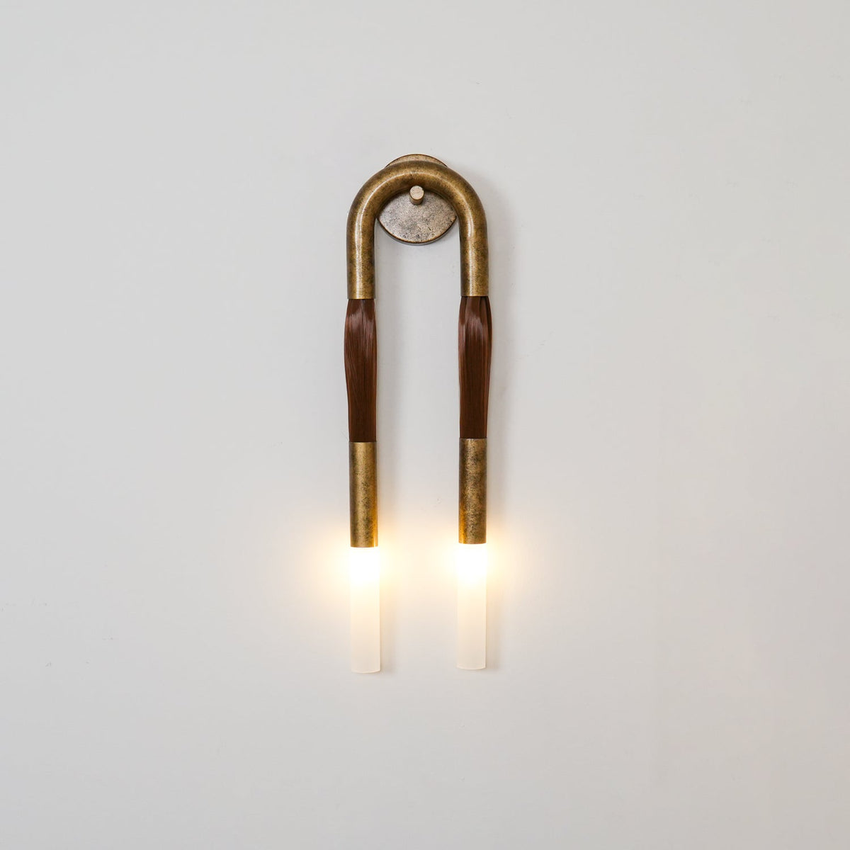 Horsehair Wall Light Fixture-Lighting > Wall Lights-casanuva-casanuva