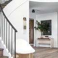 Horsehair Wall Light Fixture-Lighting > Wall Lights-casanuva-casanuva