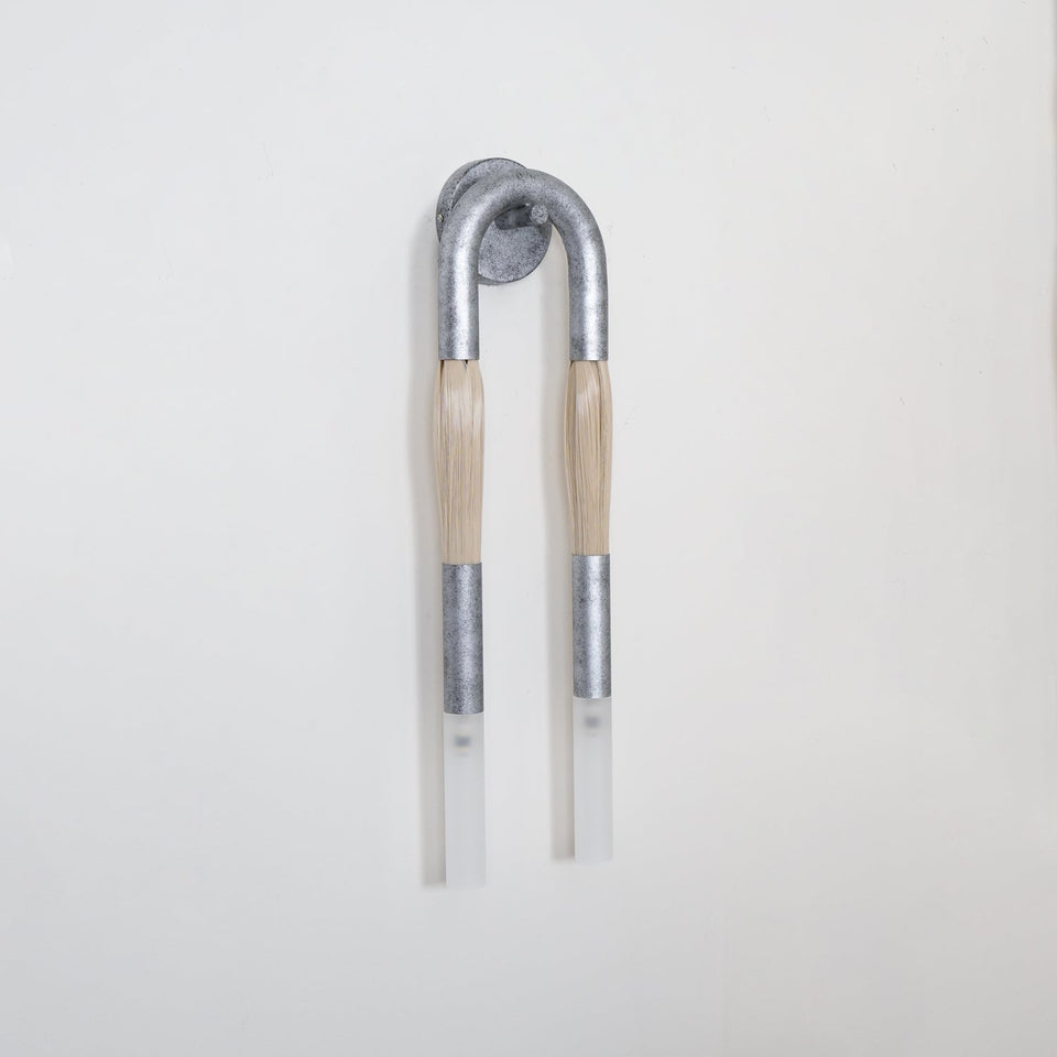 Horsehair Wall Light Fixture-Lighting > Wall Lights-casanuva-casanuva