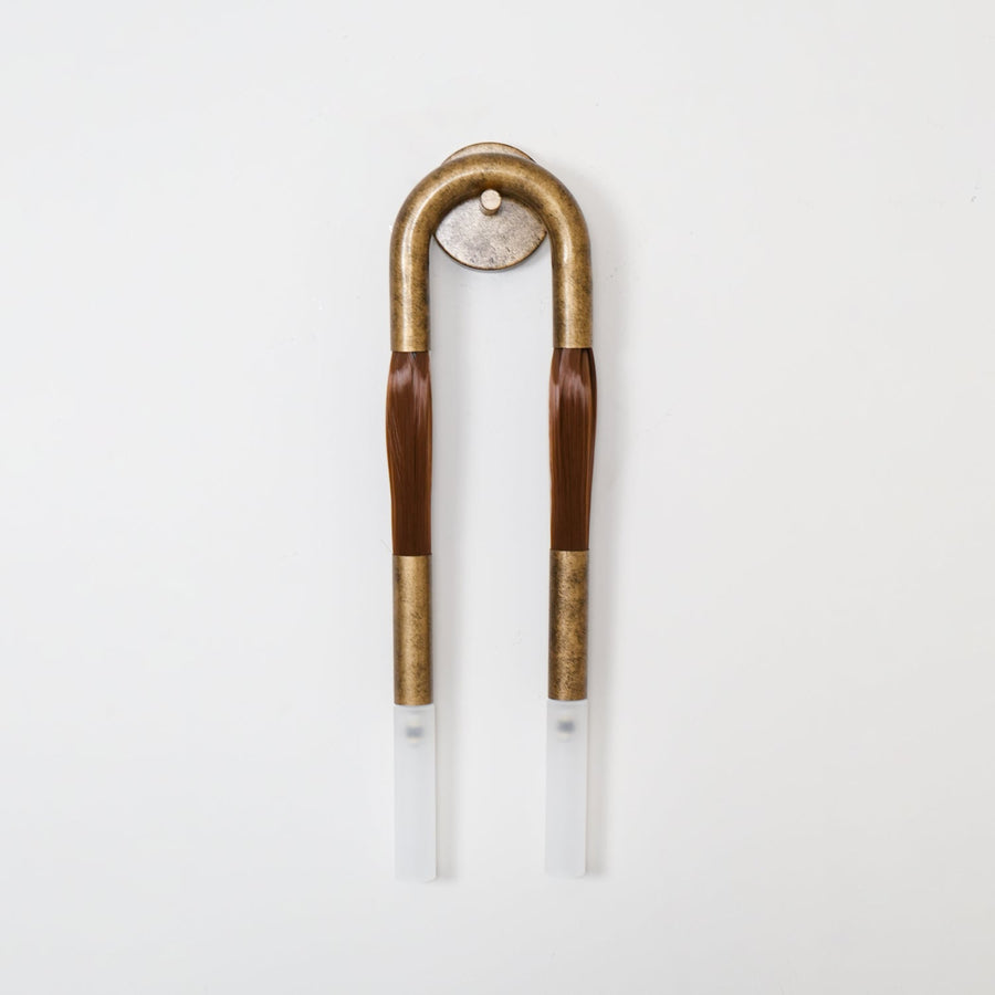Horsehair Wall Light Fixture-Lighting > Wall Lights-casanuva-casanuva