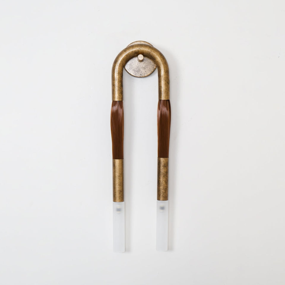 Horsehair Wall Light Fixture-Lighting > Wall Lights-casanuva-casanuva