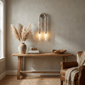 Horsehair Wall Light Fixture-Lighting > Wall Lights-casanuva-casanuva