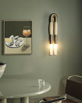 Horsehair Wall Light Fixture-Lighting > Wall Lights-casanuva-casanuva