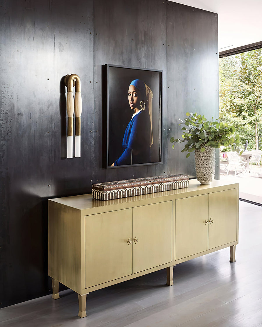 Horsehair Wall Light Fixture-Lighting > Wall Lights-casanuva-casanuva