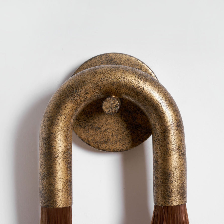Horsehair Wall Light Fixture-Lighting > Wall Lights-casanuva-casanuva