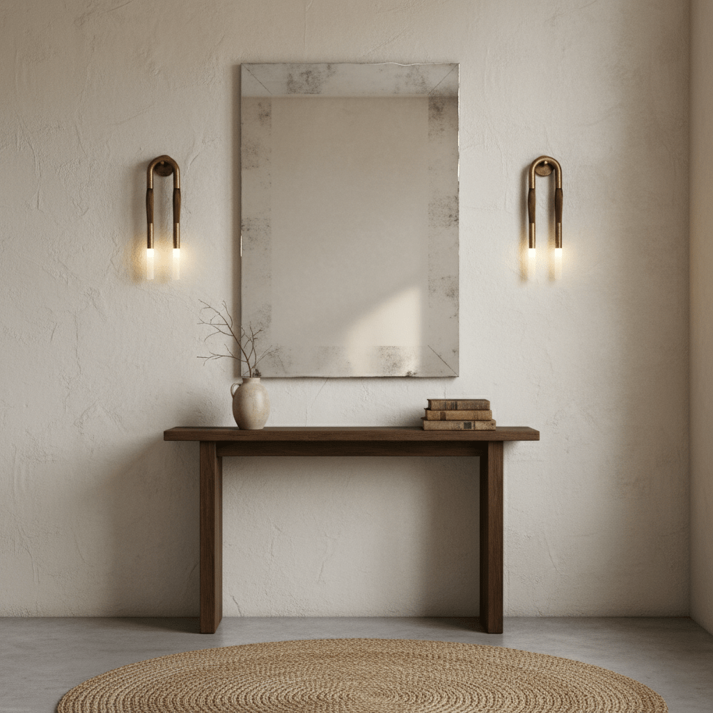 Horsehair Wall Light Fixture-Lighting > Wall Lights-casanuva-casanuva