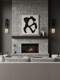 Horsehair Wall Light Fixture-Lighting > Wall Lights-casanuva-casanuva