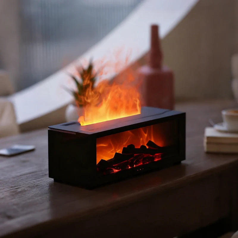 Humidifier with Essential Oil Diffuser and Adjustable Mist Settings-Home Decor > Decorative Accessories-casanuva-Black-casanuva