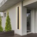 IP65 Black Acrylic LED Outdoor Wall Light-Lighting > Outdoor Lighting-casanuva-Black-W5*H100cm(24W)-3 Colour Change By Switch-casanuva