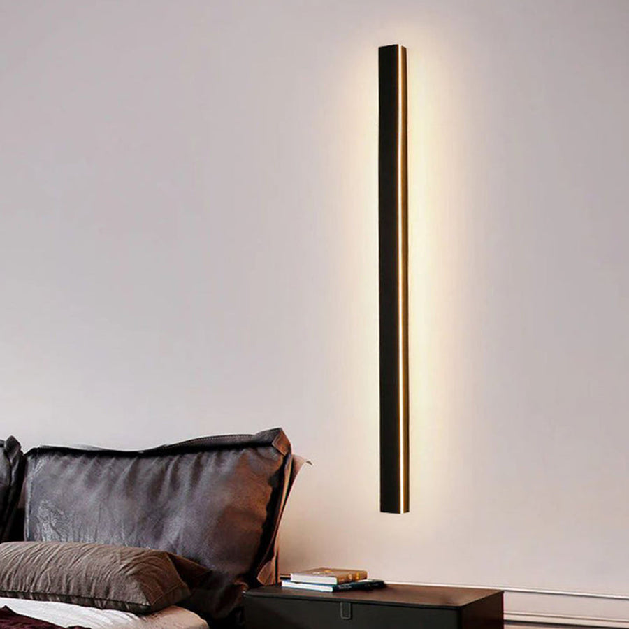 IP65 Black Acrylic LED Outdoor Wall Light-Lighting > Outdoor Lighting-casanuva-Black-W5*H120cm(29W)-White Light-casanuva