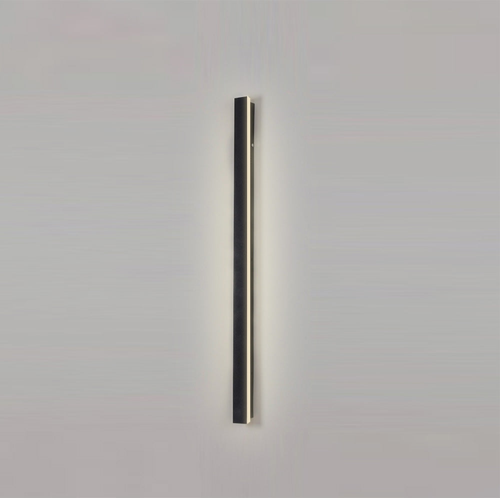 IP65 Black Acrylic LED Outdoor Wall Light-Lighting > Outdoor Lighting-casanuva-Black-W5*H30cm(7W)-Neutral Light-casanuva
