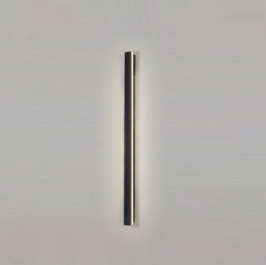 IP65 Black Acrylic LED Outdoor Wall Light-Lighting > Outdoor Lighting-casanuva-Black-W5*H30cm(7W)-Neutral Light-casanuva