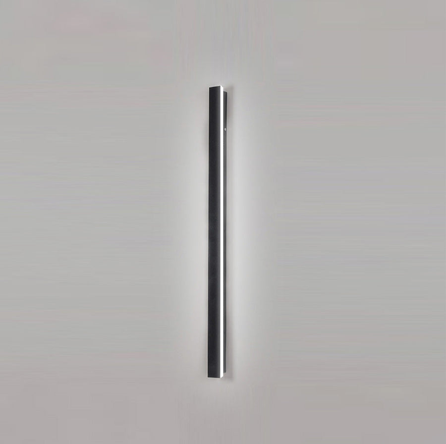 IP65 Black Acrylic LED Outdoor Wall Light-Lighting > Outdoor Lighting-casanuva-Black-W5*H30cm(7W)-White Light-casanuva