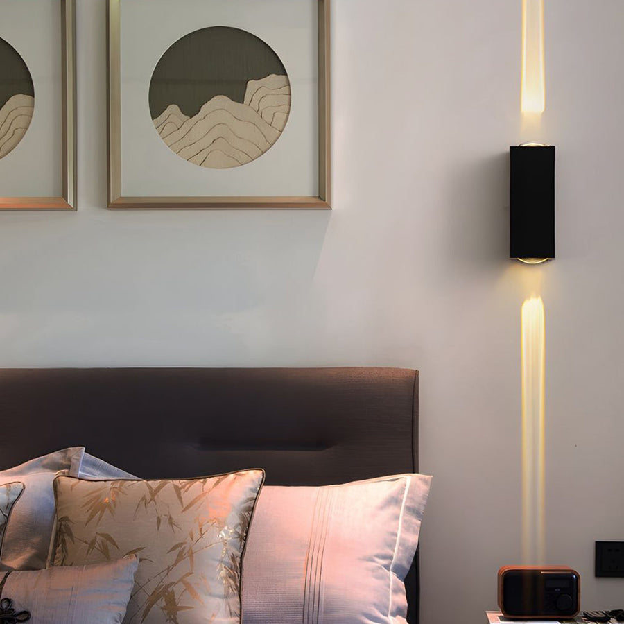 IP65 Black Aluminum LED Outdoor Wall Light-Lighting > Outdoor Lighting-casanuva-casanuva