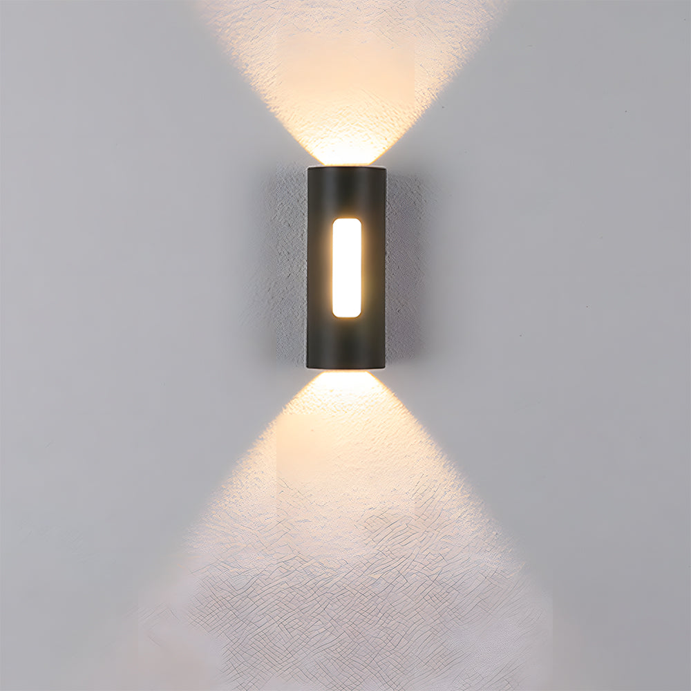IP65 Black LED Outdoor Wall Light Warm Light-Lighting > Outdoor Lighting-casanuva-casanuva