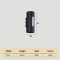 IP65 Black LED Outdoor Wall Light Warm Light-Lighting > Outdoor Lighting-casanuva-casanuva