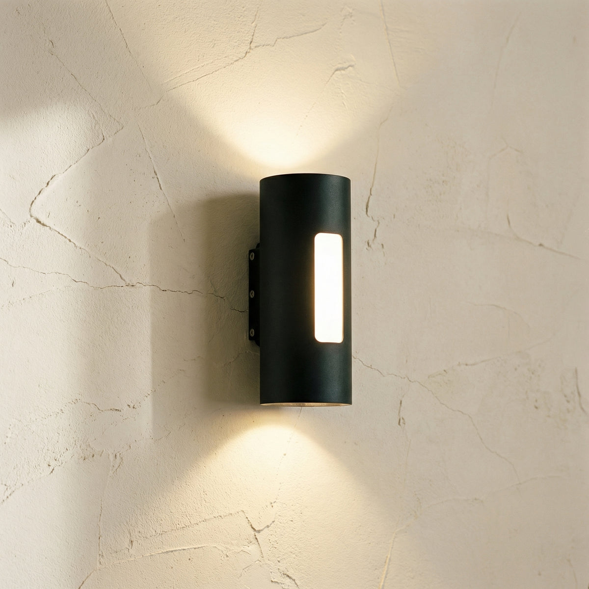 IP65 Black LED Outdoor Wall Light Warm Light-Lighting > Outdoor Lighting-casanuva-casanuva