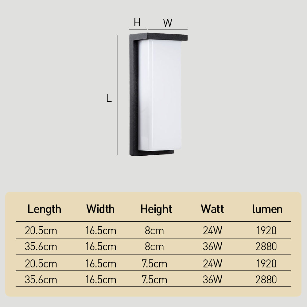 IP65 LED Outdoor Wall Light-Lighting > Outdoor Lighting-casanuva-casanuva