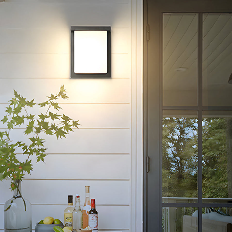 IP65 LED Outdoor Wall Light-Lighting > Outdoor Lighting-casanuva-Type A-L20.5cm*W16.5cm(24W)-Warm Light-casanuva