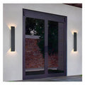 IP65 LED Outdoor Wall Light Set of 2 Aluminum Up-and-Down Fixtures-Lighting > Outdoor Lighting-casanuva-Black-L:20CM-Warm Light-casanuva