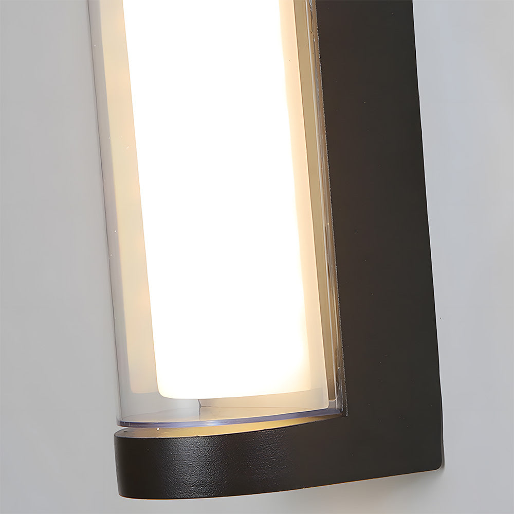 IP65 Waterproof Black Up Down Outdoor Wall Light for Garden Porch-Lighting > Outdoor Lighting-casanuva-casanuva