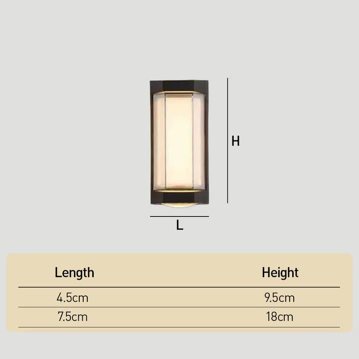 IP65 Waterproof Outdoor Wall Light LED Up and Down Lamp-Lighting > Outdoor Lighting-casanuva-casanuva