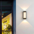 IP65 Waterproof Outdoor Wall Light LED Up and Down Lamp-Lighting > Outdoor Lighting-casanuva-Black-H18cm(16w)-Cool White-casanuva