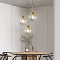 Industrial Glass Pendant Light-Lighting > Pendant Lights-casanuva-Clear-Single Head D15 x H25 cm-casanuva