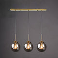 Industrial Glass Pendant Light-Lighting > Pendant Lights-casanuva-Gray-3 Heads-Long 50cm-casanuva