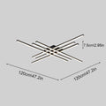 Industrial Iron Semi Flush LED Ceiling Light-Lighting > Ceiling Lights-casanuva-casanuva