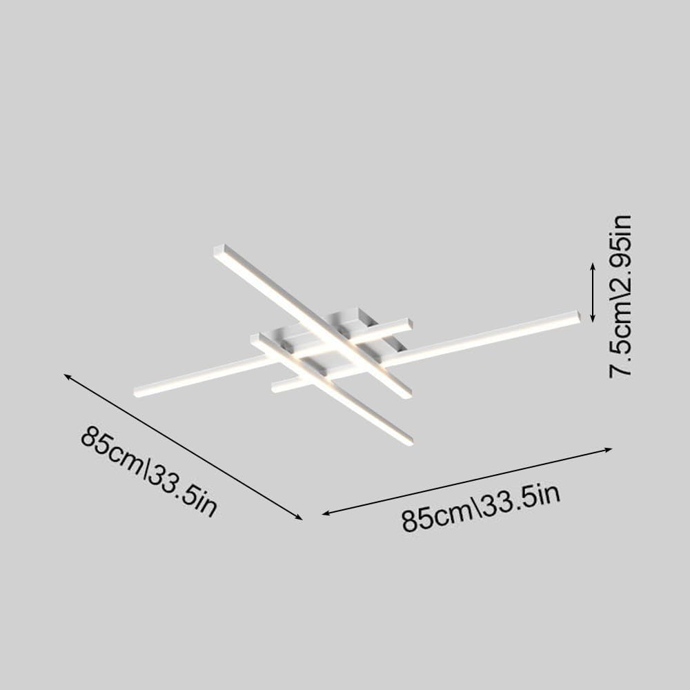 Industrial Iron Semi Flush LED Ceiling Light-Lighting > Ceiling Lights-casanuva-casanuva