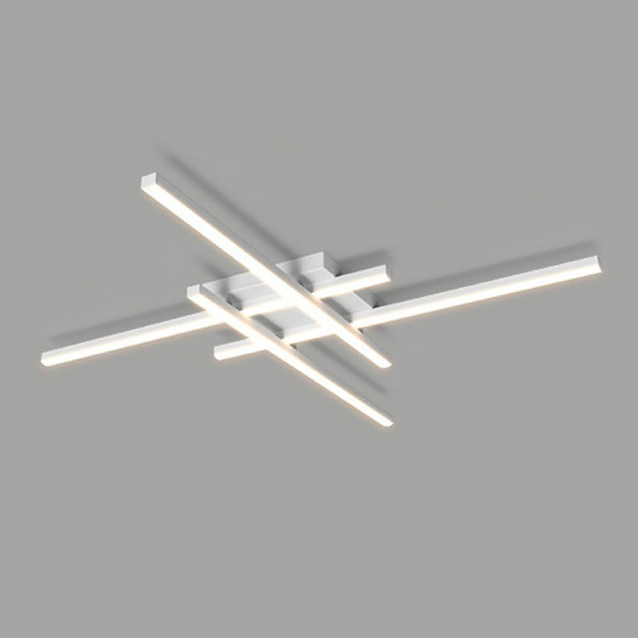 Industrial Iron Semi Flush LED Ceiling Light-Lighting > Ceiling Lights-casanuva-casanuva