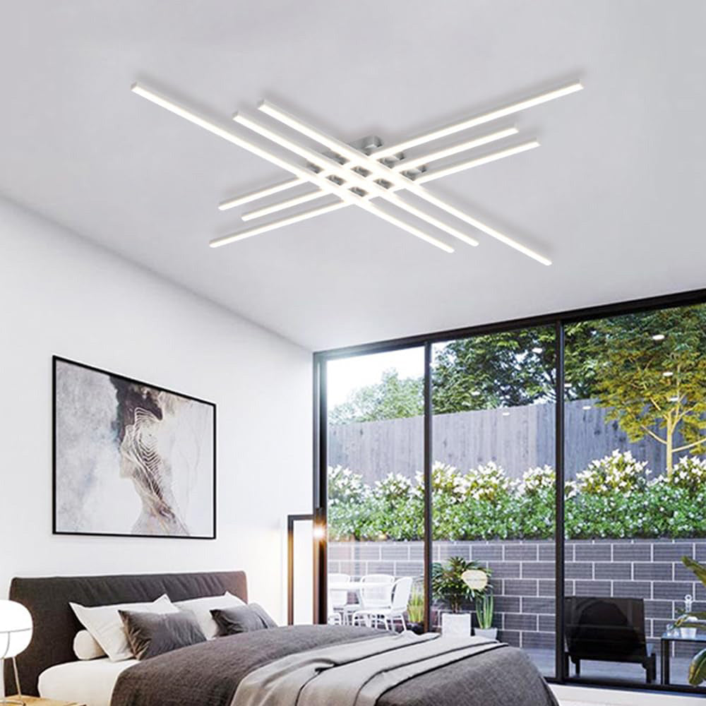 Industrial Iron Semi Flush LED Ceiling Light-Lighting > Ceiling Lights-casanuva-casanuva