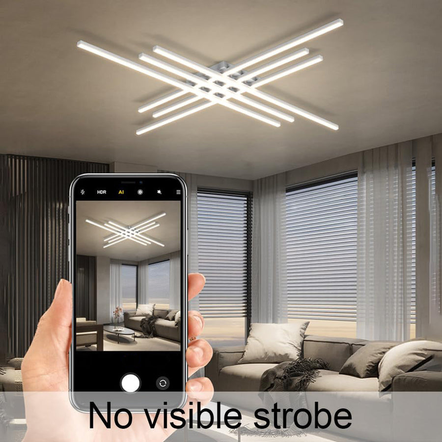 Industrial Iron Semi Flush LED Ceiling Light-Lighting > Ceiling Lights-casanuva-casanuva