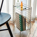 Iron Side Table Minimalist Design-Furniture > Side Tables-casanuva-30*22*52cm-casanuva