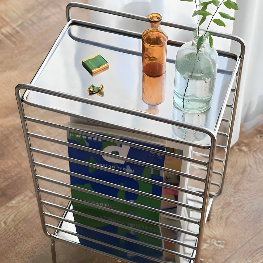 Iron Side Table Minimalist Design-Furniture > Side Tables-casanuva-casanuva