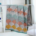 Jacquard Cotton Bath Towel with Shell Print-Bedding & Bath > Bath Towels-casanuva-casanuva
