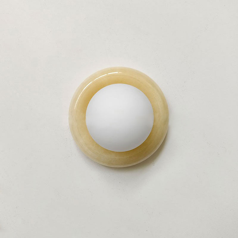 Jade Wall Lamp LED-Lighting > Wall Lights-casanuva-14cmx14cm-Light Yellow-casanuva