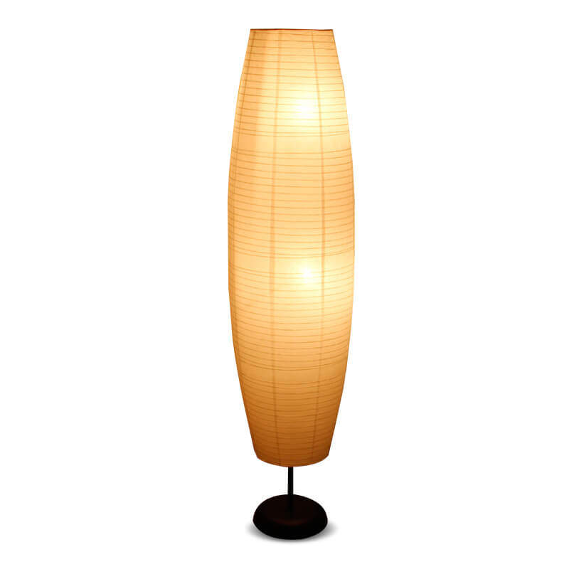 Japandi Vloerlamp met Papieren Kap-Lighting > Floor Lamps-casanuva-casanuva