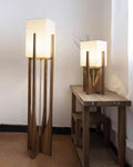 Japandi Wooden Floor Lamp-Lighting > Floor Lamps-casanuva-casanuva