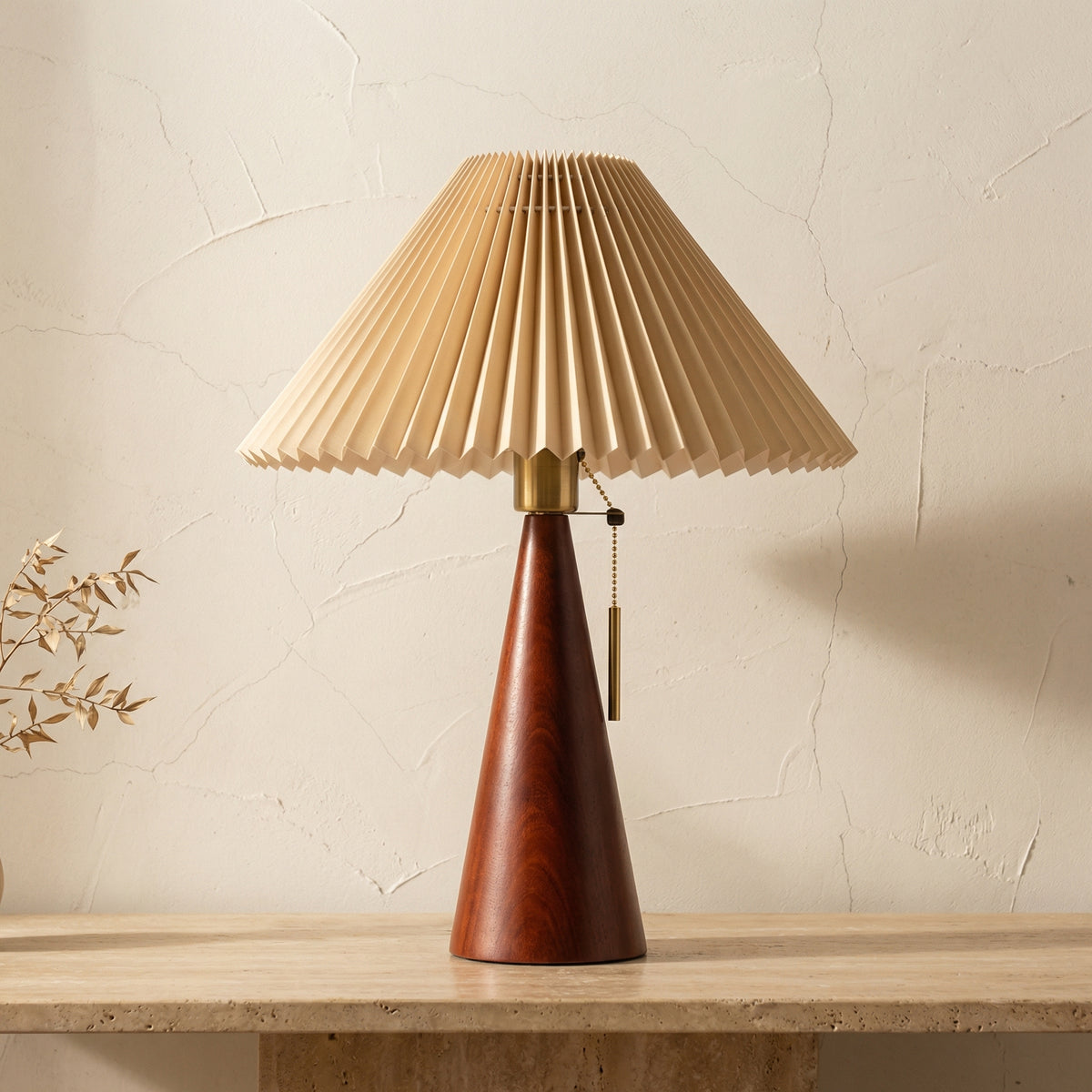 Japandi Wooden Table Lamp-Lighting > Table Lamps-casanuva-casanuva