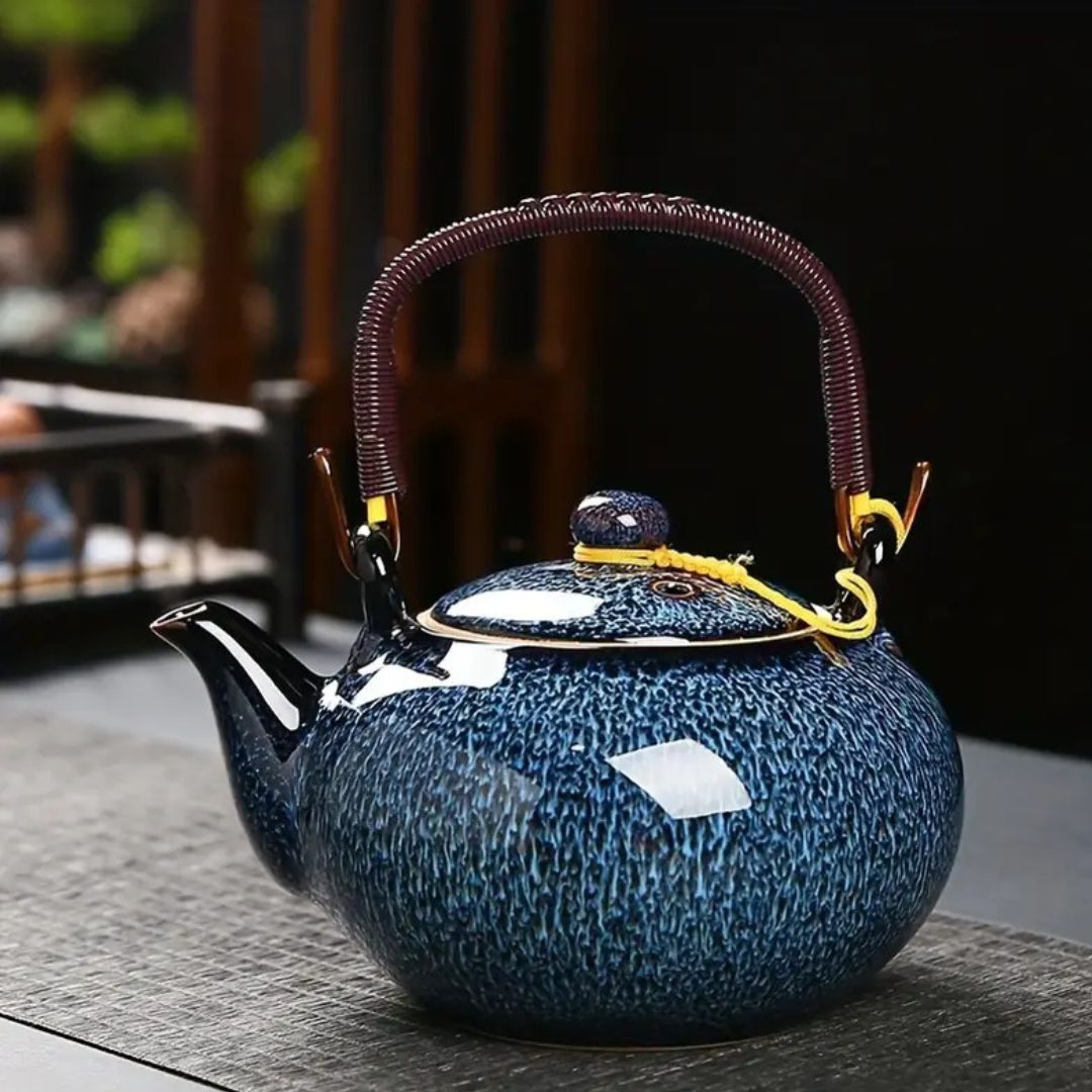Japanese Ceramic Tea Set with Teapot and Cups-Kitchen & Dining > Tableware-casanuva-casanuva
