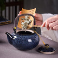 Japanese Ceramic Tea Set with Teapot and Cups-Kitchen & Dining > Tableware-casanuva-casanuva