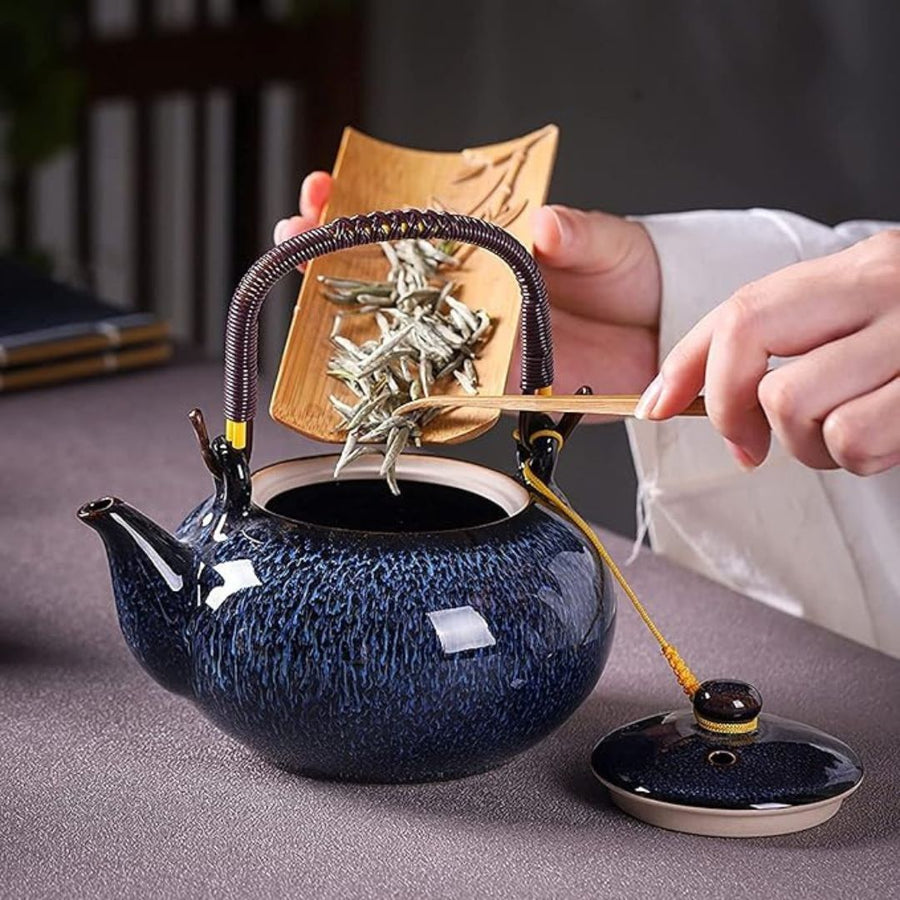 Japanese Ceramic Tea Set with Teapot and Cups-Kitchen & Dining > Tableware-casanuva-casanuva
