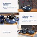 Japanese Ceramic Tea Set with Teapot and Cups-Kitchen & Dining > Tableware-casanuva-casanuva
