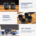 Japanese Ceramic Tea Set with Teapot and Cups-Kitchen & Dining > Tableware-casanuva-casanuva