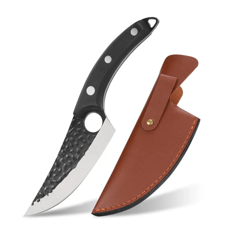 Japanese Chef Knife High Carbon Steel Professional Grade-Kitchen & Dining > Knives-casanuva-Sheathe Black-casanuva