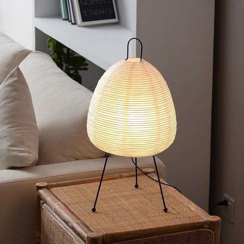 Japanese Paper LED Table Lamp-Lighting > Table Lamps-casanuva-casanuva