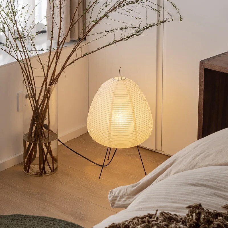 Japanese Paper LED Table Lamp-Lighting > Table Lamps-casanuva-casanuva
