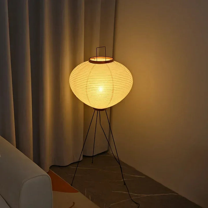 Japanese Rice Paper Lamp Minimalist Design-Lighting > Table Lamps-casanuva-casanuva